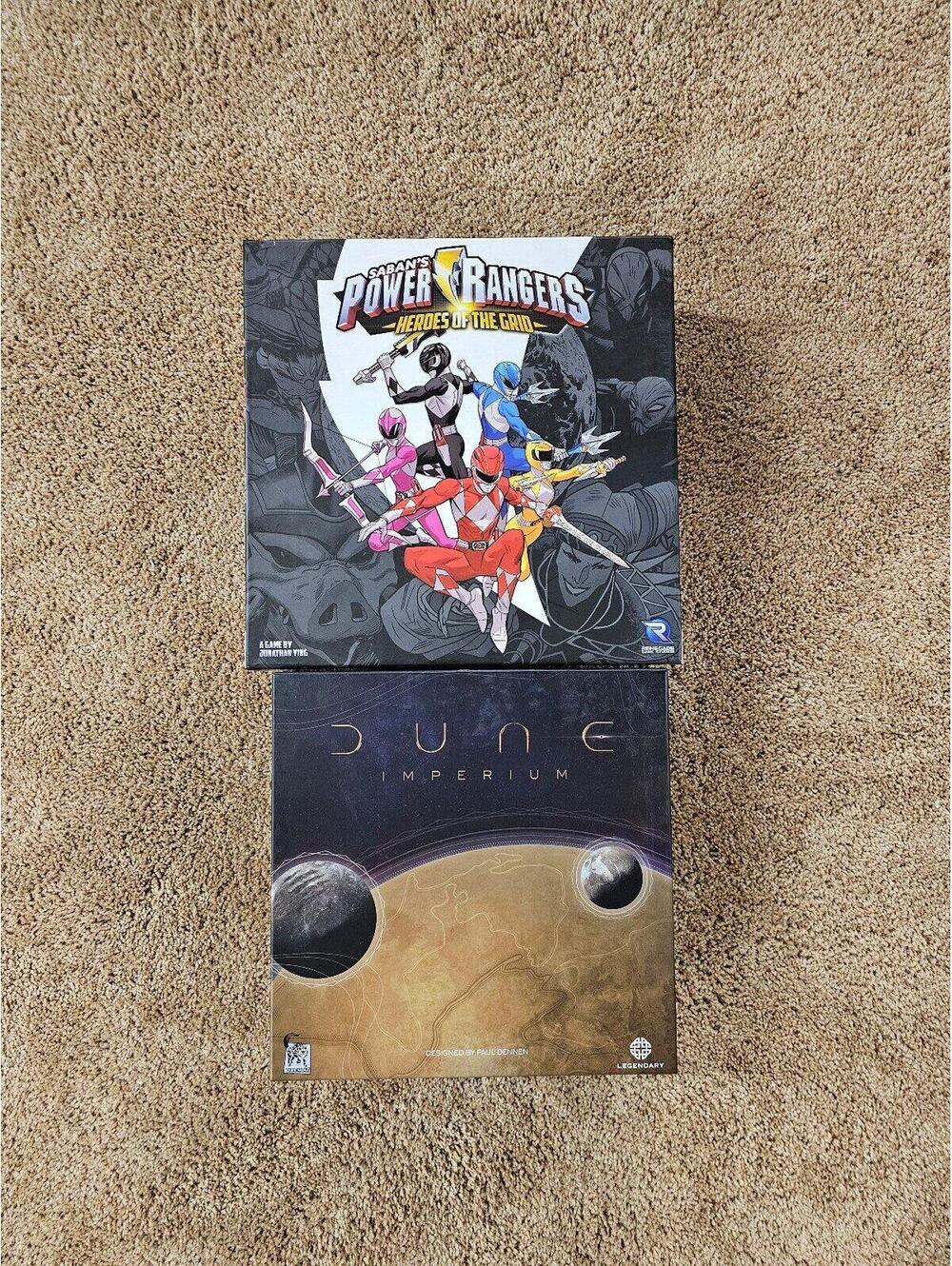 Dune Imperium + Power Rangers Heroes of the Grid Board Game